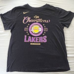 Los Angeles Lakers Nike Men’s Large 2020 NBA Championship T-shirt Large